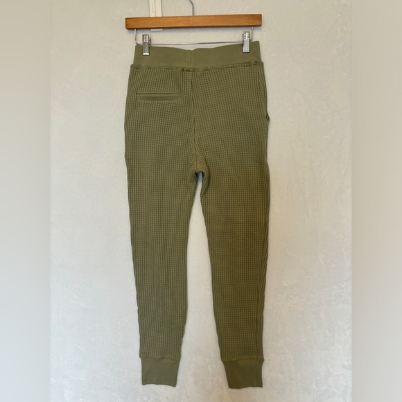 Jonathan Simkhai green willow Juliette Waffle Bralette and Jogger set small NWT - Picture 3 of 13